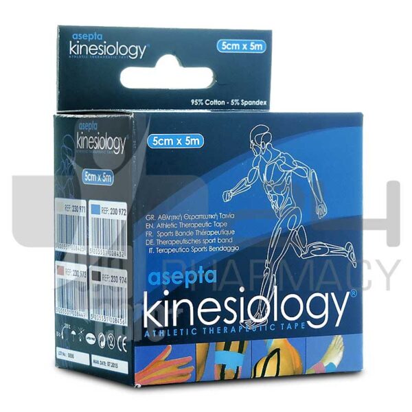KINESIOLOGY ΑΘΛΗΤΙΚΗ ΤΑΙΝΙΑ 5CM X 5M ΡΟΖ 1ΤΜΧ