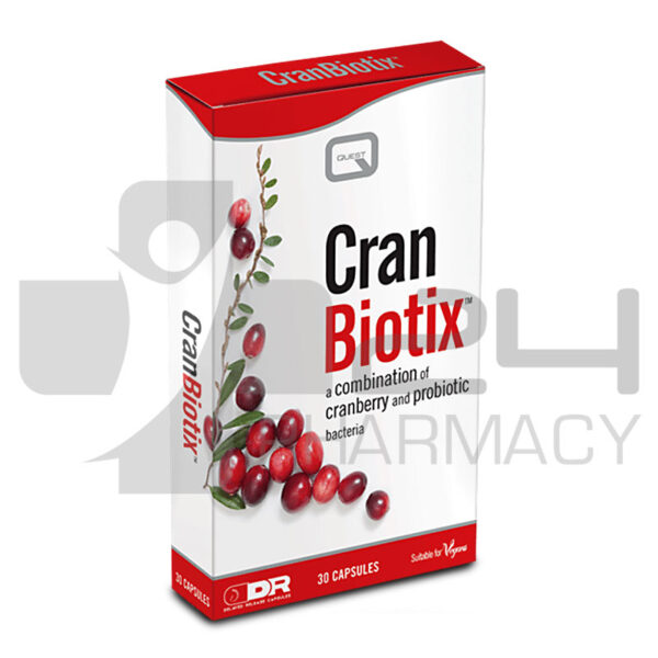 CRAN BIOTIX ΜΕ CRANBERRY & ΠΡΟΒΙΟΤΙΚΑ 30 ΚΑΨΟΥΛΕΣ