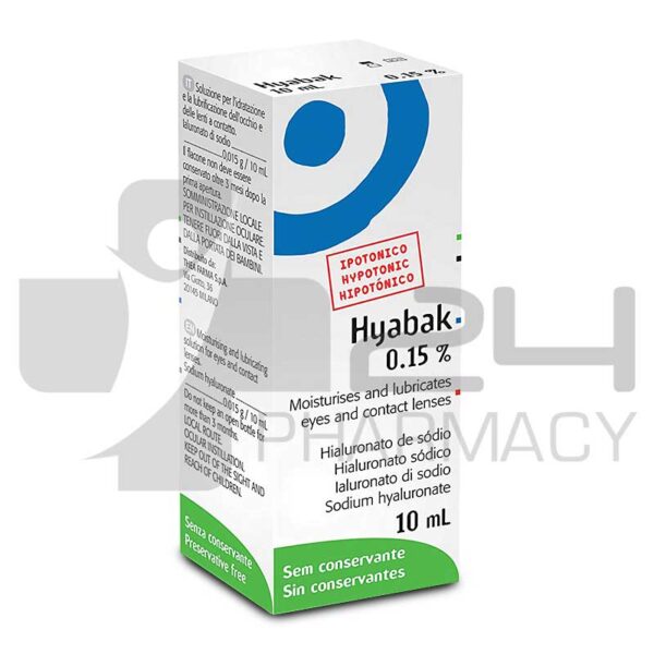 HYABAK PROTECTOR ΕΝΥΔΑΤΙΚΟ ΟΦΘΑΛΜΙΚΟ ΔΙΑΛΥΜΑ 10ML