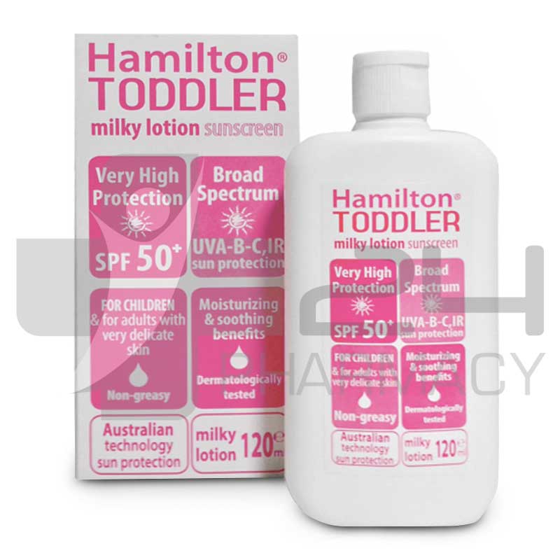 HAMILTON TODDLER ΛΟΤΙΟΝ SPF50+ 120ML HAMILTON TODDLER ΛΟΤΙΟΝ SPF50+ 120ML