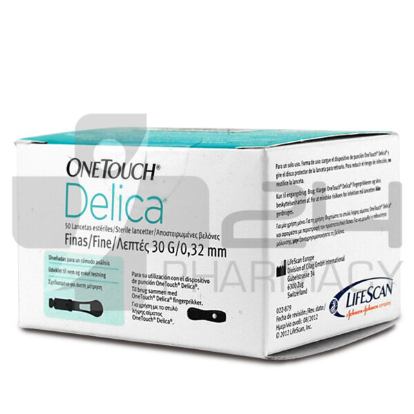 ONETOUCH DELICA ΒΕΛΟΝΕΣ ΜΕΤΡΗΣΗΣ ΣΑΚΧΑΡΟΥ 50 ΤΜΧ