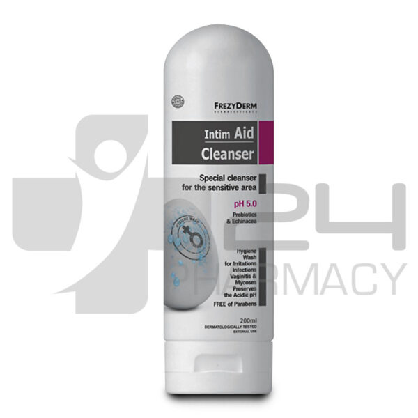 FREZYDERM INTIM AID CLEANSER ΕΙΔΙΚΟ ΚΑΘΑΡΙΣΤΙΚΟ ΕΥΑΙΣΘΗΤΗΣ ΠΕΡΙΟΧΗΣ 200ML