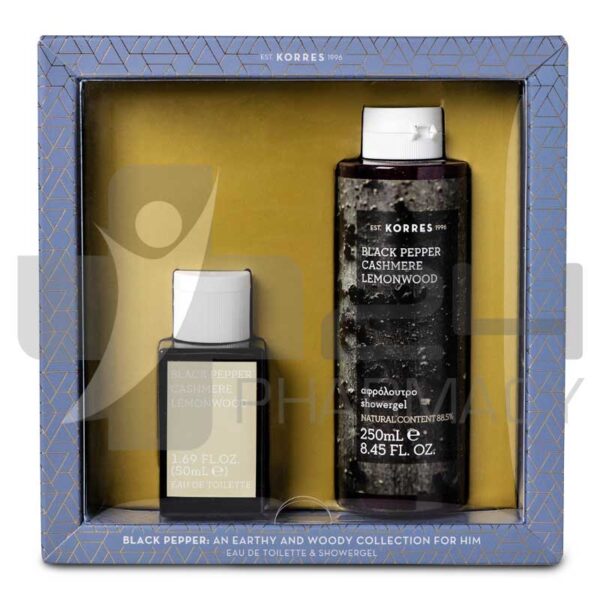 KORRES ΣΕΤ ΑΝΔΡΙΚΟ ΑΡΩΜΑ 50ML & ΑΦΡΟΛΟΥΤΡΟ 250ML