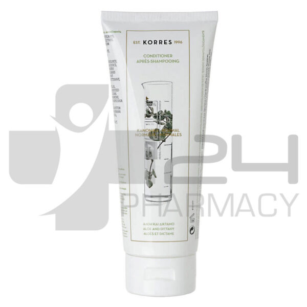 KORRES CONDITIONER ΜΕ ΑΛΟΗ & ΔΙΚΤΑΜΟ ΓΙΑ ΚΑΝΟΝΙΚΑ ΜΑΛΛΙΑ 200ML