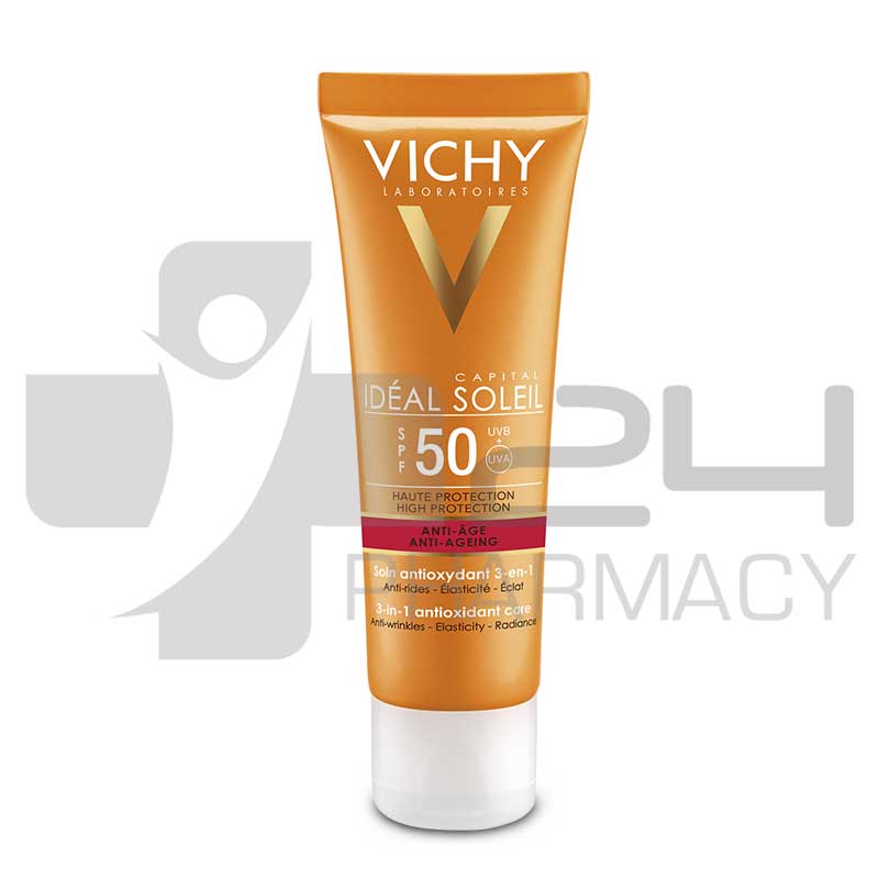 VICHY IDEAL SOLEIL ANTI-AGE ΑΝΤΙΗΛΙΑΚΟ ΠΡΟΣΩΠΟΥ SPF50 50ML VICHY IDEAL SOLEIL ANTI-AGE ΑΝΤΙΗΛΙΑΚΟ ΠΡΟΣΩΠΟΥ SPF50 50ML