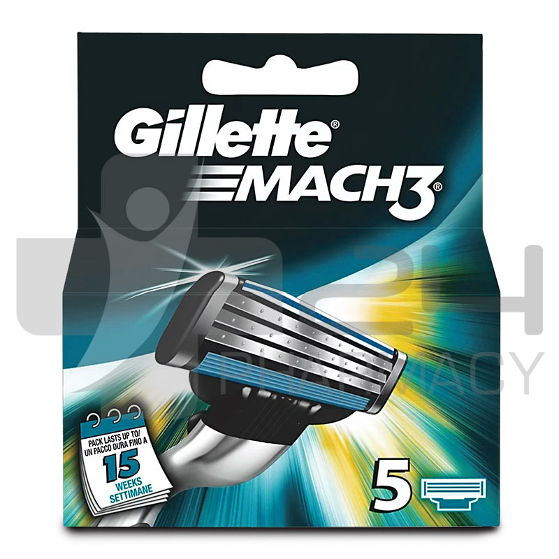 GILLETTE MACH3 ΑΝΤΑΛΛΑΚΤΙΚΑ 5ΤΜΧ GILLETTE MACH3 ΑΝΤΑΛΛΑΚΤΙΚΑ 5ΤΜΧ