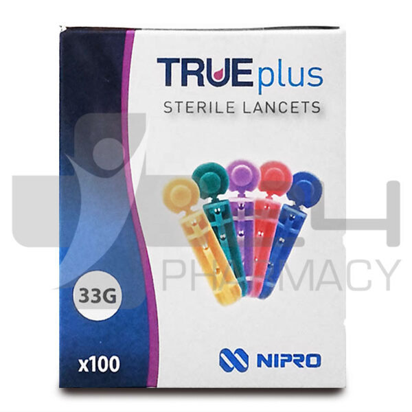 TRUE PLUS ΒΕΛΟΝΕΣ ΜΕΤΡΗΣΗΣ ΣΑΚΧΑΡΟΥ 33GR 100 ΤΜΧ