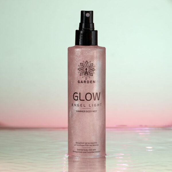Glow Angel Light Body Mist Silver Rose Shimmer Αρωματικό Spray σώματος με ασημένια λάμψη