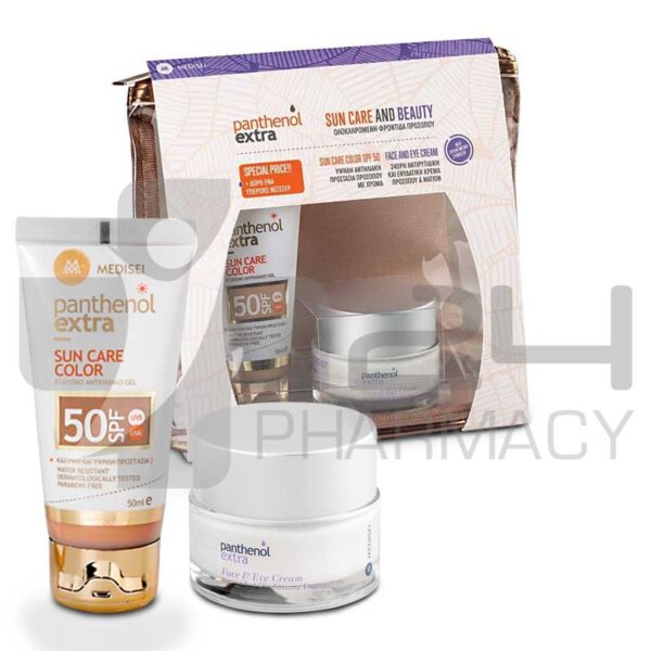 PANTHENOL EXTRA ΕΓΧΡΩΜΟ ΑΝΤΙΗΛΙΑΚΟ ΠΡΟΣΩΠΟΥ SPF50 50ML & ΑΝΤΙΡΥΤΙΔΙΚΗ ΚΡΕΜΑ 50ML