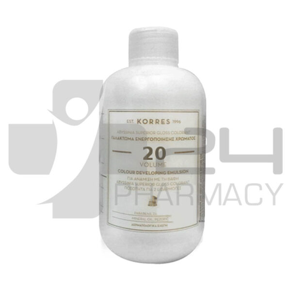 KORRES ABYSSINIA COLORANT ΓΑΛΑΚΤΩΜΑ ΕΝΕΡΓΟΠΟΙΗΣΗΣ ΧΡΩΜΑΤΟΣ 20 ΒΑΘΜΩΝ 150ML
