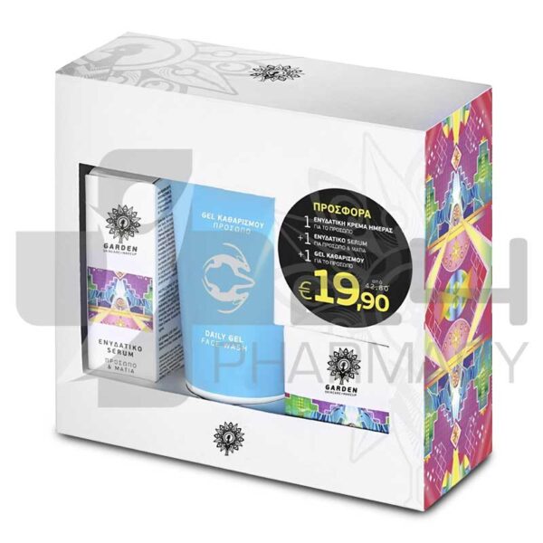 GARDEN OF PANTHENOLS SET ΕΝΥΔΑΤΙΚΗ ΚΡΕΜΑ & GEL ΚΑΘΑΡΙΣΜΟΥ & SERUM