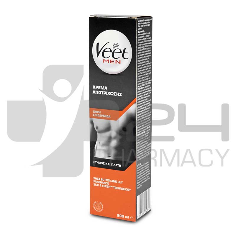 VEET MEN ΑΠΟΤΡΙΧΩΤΙΚΗ ΚΡΕΜΑ ΓΙΑ ΞΗΡΗ ΕΠΙΔΕΡΜΙΔΑ 200ML VEET MEN ΑΠΟΤΡΙΧΩΤΙΚΗ ΚΡΕΜΑ ΓΙΑ ΞΗΡΗ ΕΠΙΔΕΡΜΙΔΑ 200ML