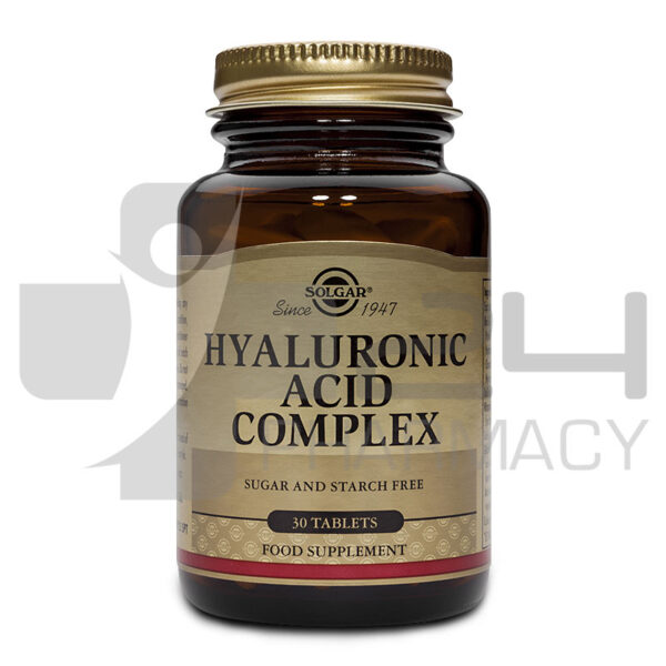 SOLGAR HYALURONIC ACID COMPLEX ΙΔΑΝΙΚΗ ΕΠΙΛΟΓΗ ΑΝΤΙΓΗΡΑΝΣΗΣ 30 ΚΑΨΟΥΛΕΣ