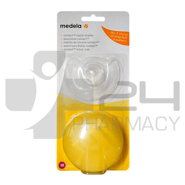MEDELA ΚΑΛΥΠΤΡΕΣ ΘΗΛΩΝ - ΨΕΥΔΟΘΗΛΕΣ ΣΙΛΙΚΟΝΗΣ ΜΕ ΘΗΚΗ MEDIUM 2ΤΜΧ