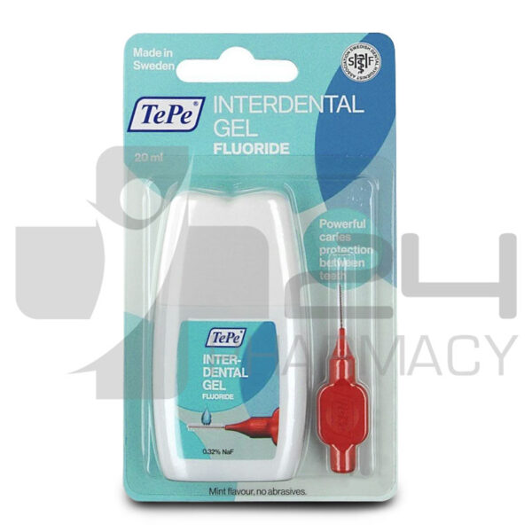 TEPE INTERDENTAL GEL ΤΖΕΛ ΓΙΑ ΤΟΝ ΚΑΘΑΡΙΣΜΟ ΑΝΑΜΕΣΑ ΣΤΑ ΔΟΝΤΙΑ + 1 ΒΟΥΡΤΣΑΚΙ 20ML