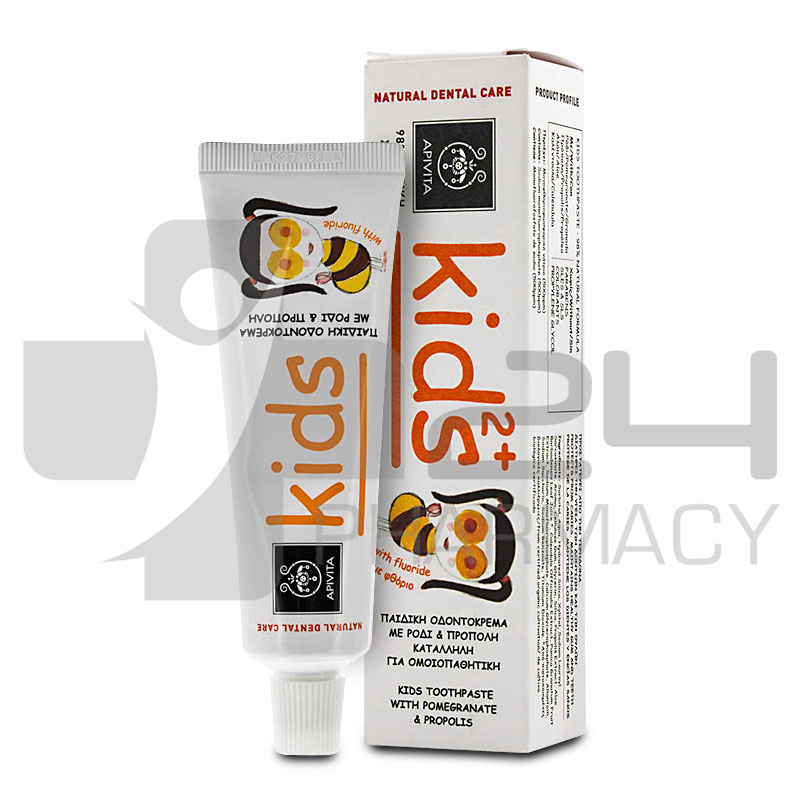APIVITA ΠΑΙΔΙΚΗ ΟΔΟΝΤΟΚΡΕΜΑ KIDS 2+ 50ML APIVITA ΠΑΙΔΙΚΗ ΟΔΟΝΤΟΚΡΕΜΑ KIDS 2+ 50ML