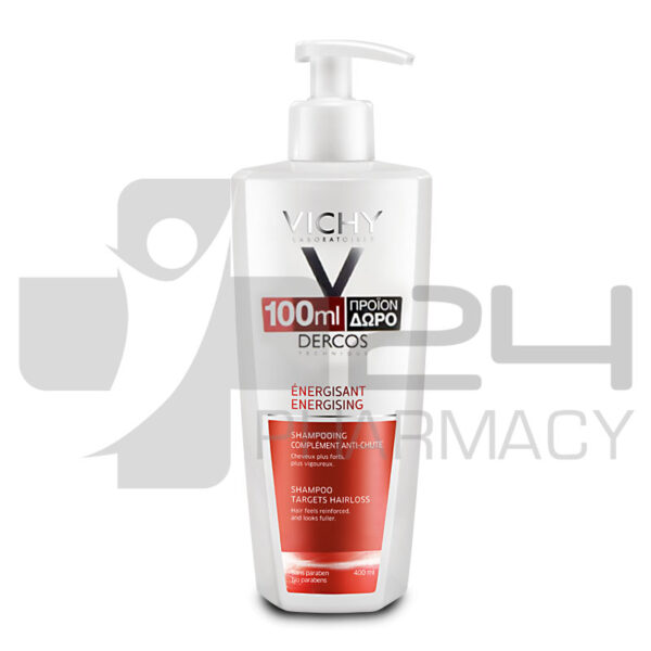 VICHY DERCOS ENERGISANT ΣΑΜΠΟΥΑΝ ΓΙΑ ΤΡΙΧΟΠΤΩΣΗ 400ML