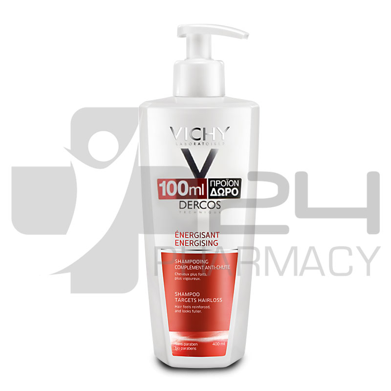 VICHY DERCOS ENERGISANT ΣΑΜΠΟΥΑΝ ΓΙΑ ΤΡΙΧΟΠΤΩΣΗ 400ML VICHY DERCOS ENERGISANT ΣΑΜΠΟΥΑΝ ΓΙΑ ΤΡΙΧΟΠΤΩΣΗ 400ML