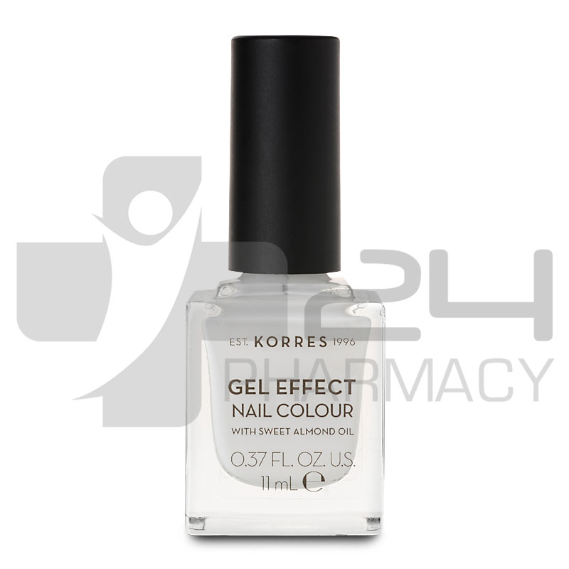 KORRES GEL EFFECT ΒΕΡΝΙΚΙ ΝΥΧΙΩΝ 01-BLANC WHITE 11ML KORRES GEL EFFECT ΒΕΡΝΙΚΙ ΝΥΧΙΩΝ 01-BLANC WHITE 11ML