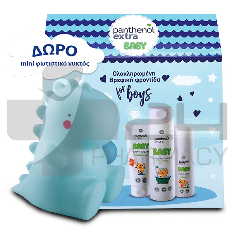 PANTHENOL EXTRA ΣΕΤ ΟΛΟΚΛΗΡΩΜΕΝΗΣ ΒΡΕΦΙΚΗΣ ΦΡΟΝΤΙΔΑΣ ΓΙΑ ΑΓΟΡΙΑ + ΔΩΡΟ ΦΩΤΙΣΤΙΚΟ PANTHENOL EXTRA ΣΕΤ ΟΛΟΚΛΗΡΩΜΕΝΗΣ ΒΡΕΦΙΚΗΣ ΦΡΟΝΤΙΔΑΣ ΓΙΑ ΑΓΟΡΙΑ + ΔΩΡΟ ΦΩΤΙΣΤΙΚΟ