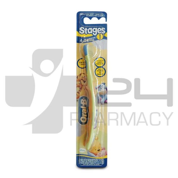 ORAL-B STAGES 1 ΠΟΛΥ ΜΑΛΑΚΗ ΟΔΟΝΤΟΒΟΥΡΤΣΑ ΓΙΑ 4-24 ΜΗΝΩΝ 1ΤΜΧ