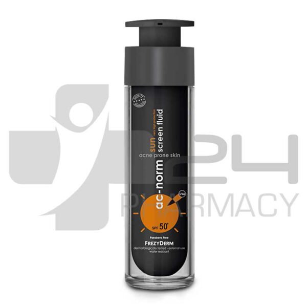 FREZYDERM AC-NORM SPF50+ TINTED ΚΡΕΜΑ ΜΕ ΧΡΩΜΑ 50ML