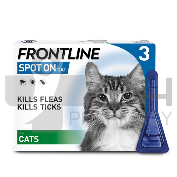 FRONTLINE SPOT-ON CAT ΓΙΑ ΠΡΟΛΗΨΗ & ΘΕΡΑΠΕΙΑ ΤΩΝ ΠΑΡΑΣΙΤΩΣΕΩΝ 3ΤΜΧ
