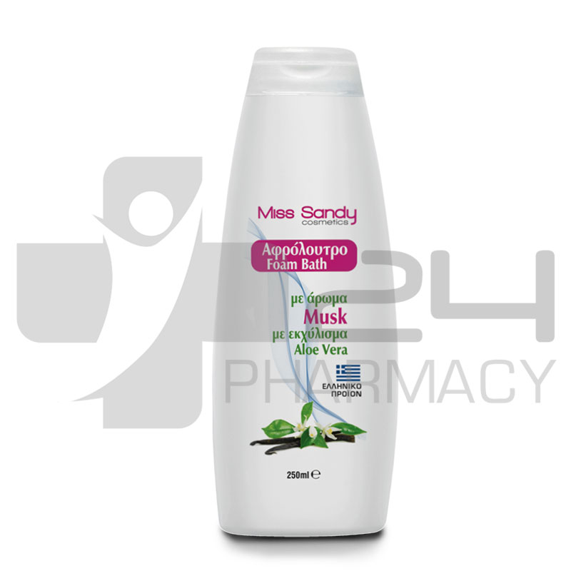 MISS SANDY ΑΦΡΟΛΟΥΤΡΟ FOAM BATH MUSK 250ML MISS SANDY ΑΦΡΟΛΟΥΤΡΟ FOAM BATH MUSK 250ML