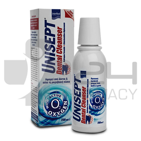 INTERMED UNISEPT DENTAL CLEANSER ΚΑΘΗΜΕΡΙΝΟ ΣΤΟΜΑΤΙΚΟ ΔΙΑΛΥΜΑ 250ML