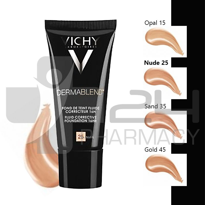 VICHY DERMABLEND MAKE-UP No. 25 NUDE VICHY DERMABLEND MAKE-UP No. 25 NUDE