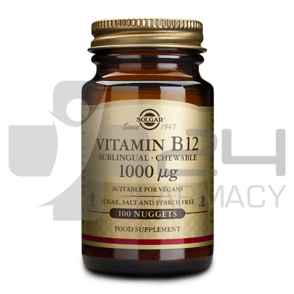 SOLGAR ΒΙΤΑΜΙΝΗ B12 1000MG 100S 100 ΤΑΜΠΛΕΤΕΣ