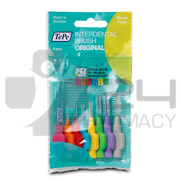 TEPE MIXED PACK ΜΕΣΟΔΟΝΤΙΑ ΒΟΥΡΤΣΑΚΙΑ ΠΟΛΥΧΡΩΜΑ & ΣΕ ΔΙΑΦΟΡΕΤΙΚΑ ΜΕΓΕΘΗ 8ΤΜΧ