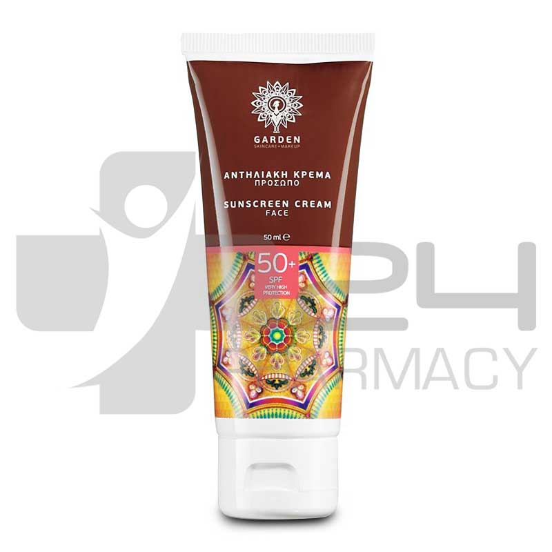 GARDEN OF PANTHENOLS ΑΝΤΙΗΛΙΑΚΗ ΚΡΕΜΑ ΠΡΟΣΩΠΟΥ SPF50+ 50ML GARDEN OF PANTHENOLS ΑΝΤΙΗΛΙΑΚΗ ΚΡΕΜΑ ΠΡΟΣΩΠΟΥ SPF50+ 50ML