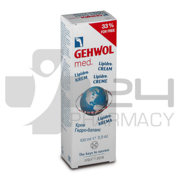 GEHWOL MED LIPIDRO ΥΔΡΟΛΙΠΙΔΙΚΗ ΚΡΕΜΑ ΠΟΔΙΩΝ 100ML