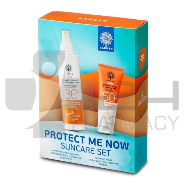 GARDEN OF PANTHENOLS PROTECT ME NOW SUNCARE SET ΠΡΟΣΩΠΟ 50ML & ΣΩΜΑ 150ML