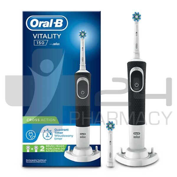 ORAL-B VITALITY ΗΛΕΚΤΡΙΚΗ ΟΔΟΝΤΟΒΟΥΡΤΣΑ ΣΕ ΜΑΥΡΟ